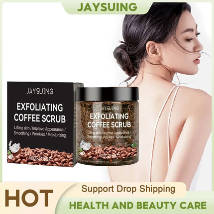 Coffee Scrub for Face Body Exfoliating Brightening Cleaning Dark Spots Removal Fade Melanin Pigmentation Whitening Scrub Cream-KarWorkwear