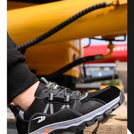 Latest 2023 Steel Toe Cap Climbing Shoes Indestructible Anti Nail Safety Work Shoes Anti Smashing Male Footwear Boots-KarWorkwear