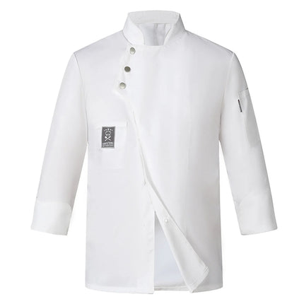 Chef Uniform Short Sleeves Soft Plus Size Bakery Restaurant Chef Uniform Work Clothes Chef Shirt Kitchen Work Attire-KarWorkwear