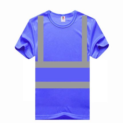 Reflective Shirt for Men Long Sleeve Work Shirt High Visibility for Night Working Hi Vis Safety Shirts Quick Dry
