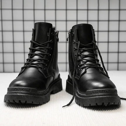 Military Men's Boots to Work Outdoor Shoes for Man Free Shipping Sneakers Winter Men's Chelsea Boot Safti Shose Mens Work Safety