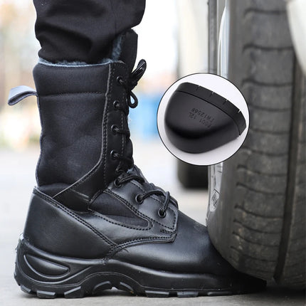 Men Work & Safety Boots Outdoor Boots Puncture-Proof work Shoes Anti-smash Desert Combat Boots Protective Shoes Steel Toe Boots-KarWorkwear
