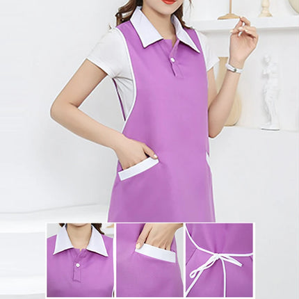 Women Salon Apron SPA Barber Shop Work Clothes Dress Hairdresser Beauty Salon Apron Manicure Shop Uniform Sleeveless Aprons-KarWorkwear