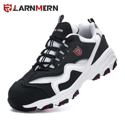 LARNMERN Men's Safety Shoes Work Shoe Steel Toe Comfortable Lightweight Breathable Anti-smashing Anti-puncture Construction Shoe-KarWorkwear