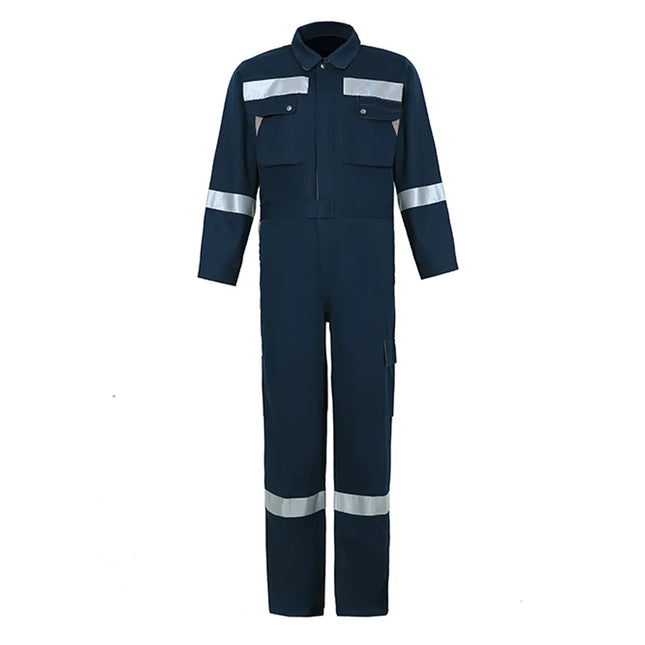 Work Coveralls Repairman with Reflective Strip Mechanic Auto Workshop Clothes Working Uniforms Plus Size 3XL