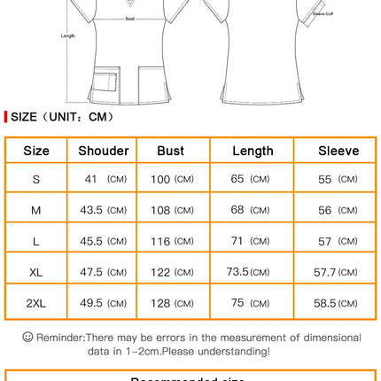 Unisex Scrub Tops V-neck Surgical Uniform Long Sleeved Surgery Clothes Overalls Pet Grooming Nursing Uniform Dentistry Work Coat-KarWorkwear