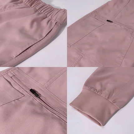 Unisex Jogger Pants Dentist Pants Solid Color Beauty Salon Nursing Men Jogging Pants Spa Uniform Pants Pet Medical Doctor Scrub-KarWorkwear