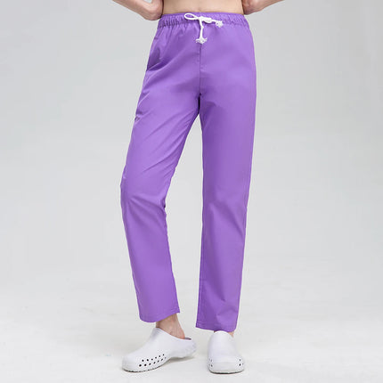 Multicolor Nurse Uniforms Bottoms 3 Pockets Work Trouser Dental Clinic Nursing Scrubs Pants Pet Grooming Women's Surgical Pants-KarWorkwear
