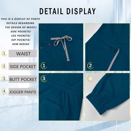 Wholesale Medical Nurse Uniforms Beauty Overalls Scrub Uniform Women Short Sleeve Jumpsuit Medical Hospital Clothing with Pocket