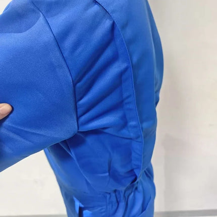 Autumn Worker One-piece Jumpsuit Overall Long Sleeve Factory Workshop Mechanical Auto Repairmen Painter Working Uniform Coverall