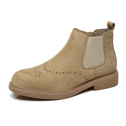 Men's Boots Stylish High Top Boots Are Versatile  Lightweight  Anti Slip  Wear-resistant  and  All Season Outdoor Work Shoes