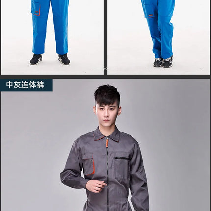2023 Work Overall Uniform Men Women Working Coveralls Welding Suit Car Repair Workshop Mechanic Plus Size Clothes-KarWorkwear