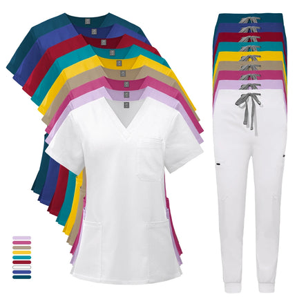 Nurse Uniform Woman Hospital Doctor Men's Medical Sweatshirt  Nursing Pants Unisex Workshop Uniforms Beauty SPA Work Clothes New-KarWorkwear