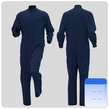 Autumn Worker One-piece Jumpsuit Overall Long Sleeve Factory Workshop Mechanical Auto Repairmen Painter Working Uniform Coverall