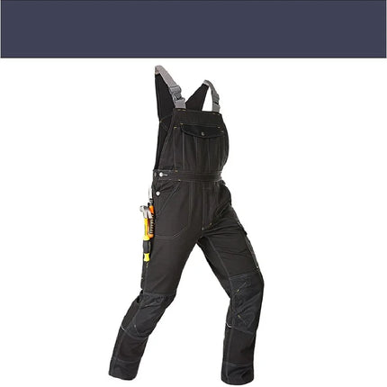 Welding Suit Working Bib Overalls Protective Work Dungarees Men Workwear Tooling Uniform Mechanic Multi-pocket Cargo Pants S-5xl-KarWorkwear