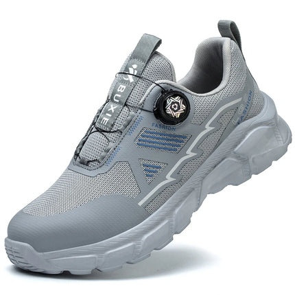 Rotating Button Men Shoes Security Sneakers Steel Toe Shoes Puncture-Proof work Shoes Anti-smash Sport Safety Shoes Protective-KarWorkwear