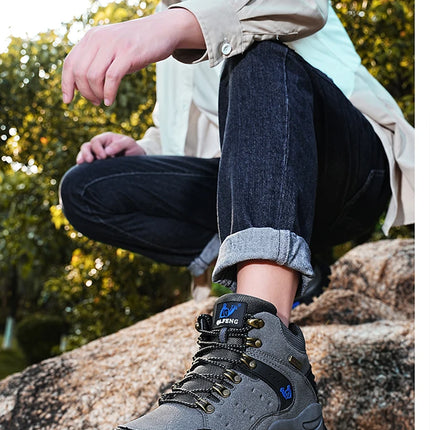 Trendy Classic Men Ankle Boots Wear Resisting Hiking Shoes Cow Suede Men Boot Comfortable Walking Sneaker For Man Tactical Shoes
