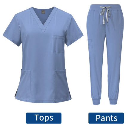 Wholesale Pet Veterinary Scrubs Women Uniforms Hosipital Nurse Work Suits Dental Clinic Nursing Costume Health Service Workwear-KarWorkwear