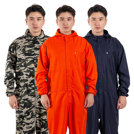 Work Jumpsuit Waterproof Breathable Sweat-absorbing Elastic Cuff Multiple-Pockets Anti-static Men Coveralls Work Uniform For Men-KarWorkwear