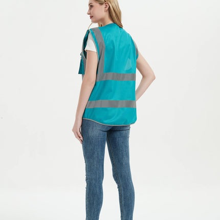 Work Vest for Women Work Clothes Hi Vis Workwear Vest with Pockets