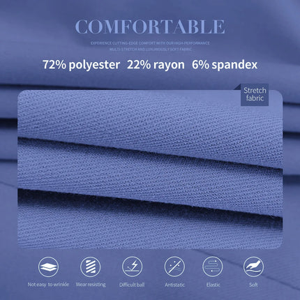 Medical Nurse Uniforms Summer Fashion Women Surgical Uniforms High-end Fabric Scrubs Clothes Nursing Workwear Elastic Tops Pants-KarWorkwear