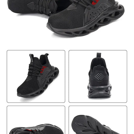 2024 Work Sneakers Men Indestructible Shoes Work Safety Shoes With Steel Toe Cap Puncture-Proof  Male Security Protective Shoes-KarWorkwear