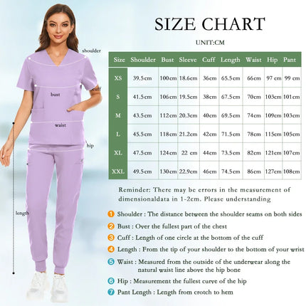 Spa Beauty Uniform Dental Scrub Unisex Nursing Sets Comfortable Work Clothes Hospital Surgical Uniform Clinical Nursing Uniforms-KarWorkwear