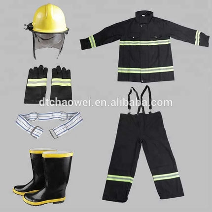 Professional firefighter uniform fire resistant suits fireproof racing suit Fireman Garments-KarWorkwear