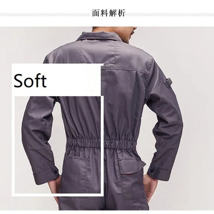 Work Overall Uniform Men Women Working Coveralls Welding Suit Car Repair Workshop Mechanic Plus Size Clothes-KarWorkwear