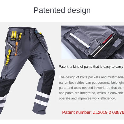 2026 New Work Clothes Men Construction Reflective Safety Coveralls Welding Suit Car Repair Workshop Mechanic Plus Size Clothes