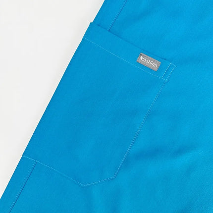 High Quality Spa Uniforms Unisex V-Neck Work Clothes Pet Grooming Institution Scrubs Set Medical Suits Clothes Scrubs Tops Pants-KarWorkwear