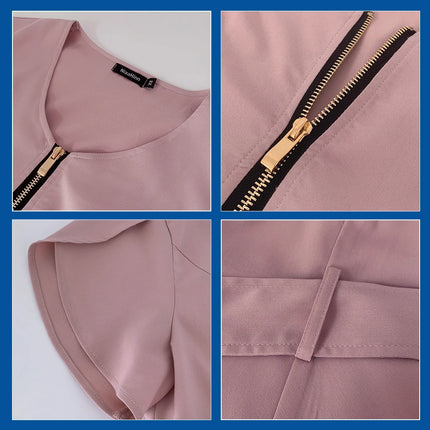 Beauty Salon Work Uniforms Short-sleeved Health Service Work Suit Pet Scrubs Costume Women Clothes Scrubs Medical Uniforms Women-KarWorkwear