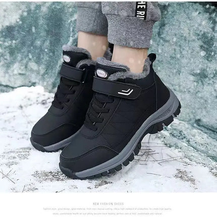 Winter velvet men's shoes Top Quality Casual Snow Boots Waterproof Warm Men boots Outdoor male Trekking Sneaker Botas Zapatos
