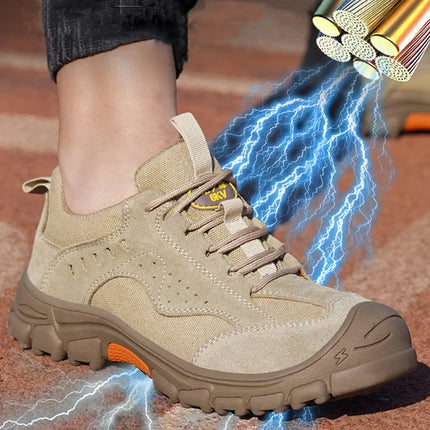 Welding Safety Boots For Men Anti-smashing Construction Work Shoes Puncture Proof Indestructible Composite Toe Safety Work Boots-KarWorkwear