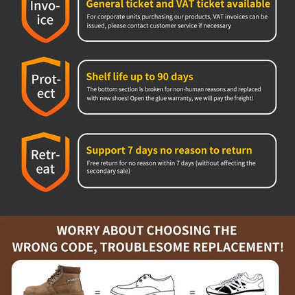 Leather Men Work Safety Shoes Anti-smashing Steel Toe Cap Working Boots Construction Indestructible Work Sneakers Men Shoes