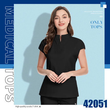 Pet Grooming Institution Scrubs Tops High Quality Spa Uniforms Unisex Stand Collar Work Clothes Medical Accessories Surgery Tops-KarWorkwear