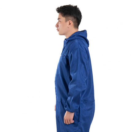 Work Jumpsuit Waterproof Breathable Sweat-absorbing Elastic Cuff Multiple-Pockets Anti-static Men Coveralls Work Uniform For Men-KarWorkwear