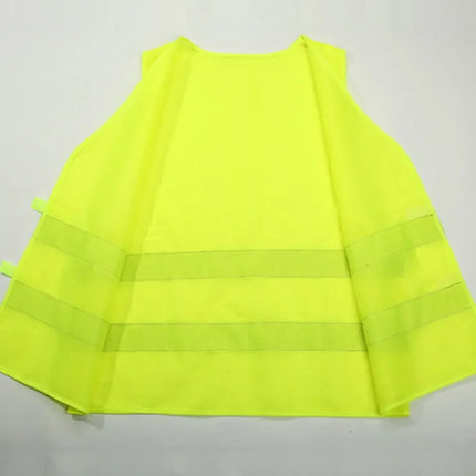 Car Reflective Clothing for Safety Traffic Safety Vest Yellow Visibility High Visibility Outdoor For Running Cycling Sports Vest