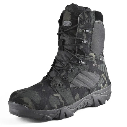 Men Desert Tactical Boots Mens Work Safty Shoes Special Force Waterproof Boot Lace Up Combat Ankle Boots Big Size-KarWorkwear