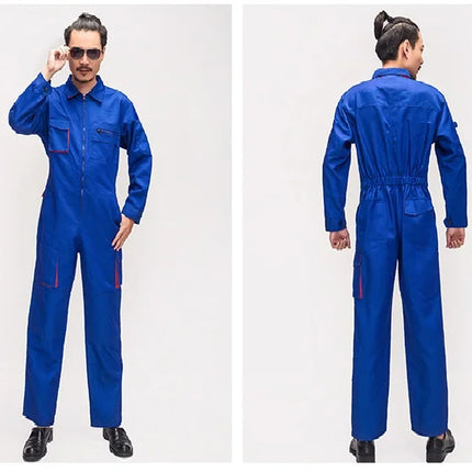 Work Overall Uniform Men Women Working Coveralls Welding Suit Car Repair Workshop Mechanic Plus Size Clothes-KarWorkwear