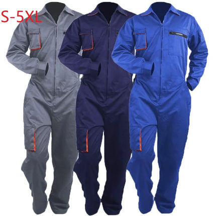 Work Overall Uniform Men Women Working Coveralls Welding Suit Car Repair Workshop Mechanic Plus Size Clothes-KarWorkwear