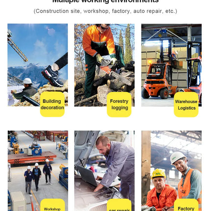 Scald-proof Electric Welding Shoes Plastic Toe Work Shoes Insulated Electrician Shoes Indestructible Industrial Male Wear Boots-KarWorkwear