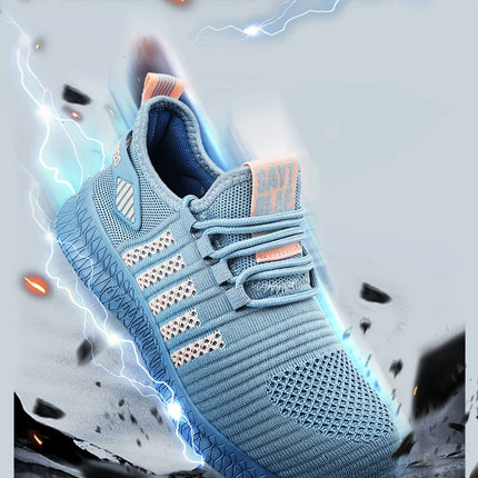 Women's Work Safety Shoes, Anti Impact Steel Toe, Anti Puncture, Wear-resistant Fashion Sports Shoes-KarWorkwear