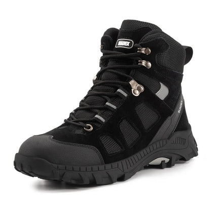 SUADEX S1 Safety Boots Men Work Shoes Anti-Smashing Steel Toe Work Safety Shoes Male Female Boots Anti-slippery EUR Size 37-48-KarWorkwear