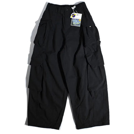 Heavyweight Wide Leg Workwear Trousers y Hong Kong Sle Multi-ket Loose Straight Casual ape Men's Pants