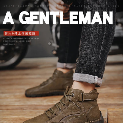Loafers Ankle Boots Male Sneakers Sports and Leisure Casual Sneaker Leather Shoes Men's Casual Shoes Work Boots for Men Fashion-KarWorkwear