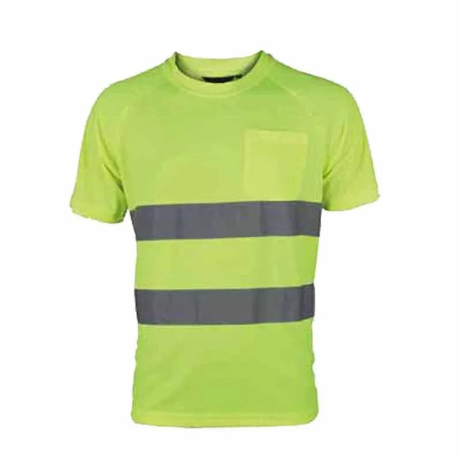 Safety Polo Shirt Custom Logo Work Uniform Motorcycle Cycling Sports Outdoor Reflective Clothing-KarWorkwear