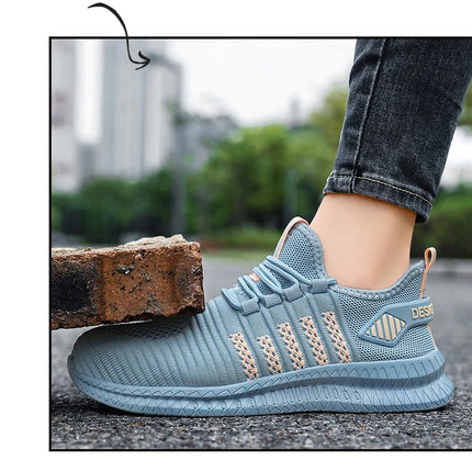 Women's Work Safety Shoes, Anti Impact Steel Toe, Anti Puncture, Wear-resistant Fashion Sports Shoes-KarWorkwear