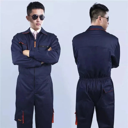2024 Work Overall Uniform Men Women Working Coveralls Welding Suit Car Repair Workshop Mechanic Plus Size Clothes-KarWorkwear