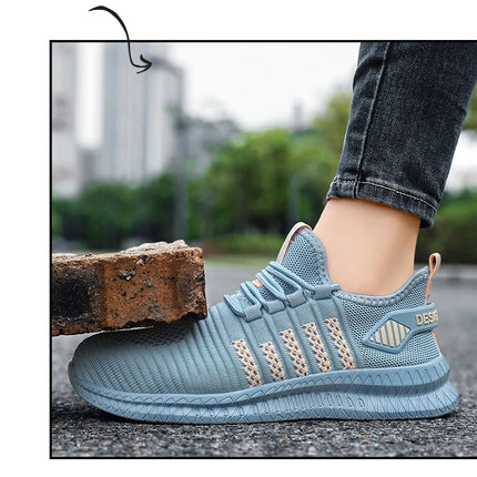 Women's Work Safety Shoes, Anti Impact Steel Toe, Anti Puncture, Wear-resistant Fashion Sports Shoes-KarWorkwear